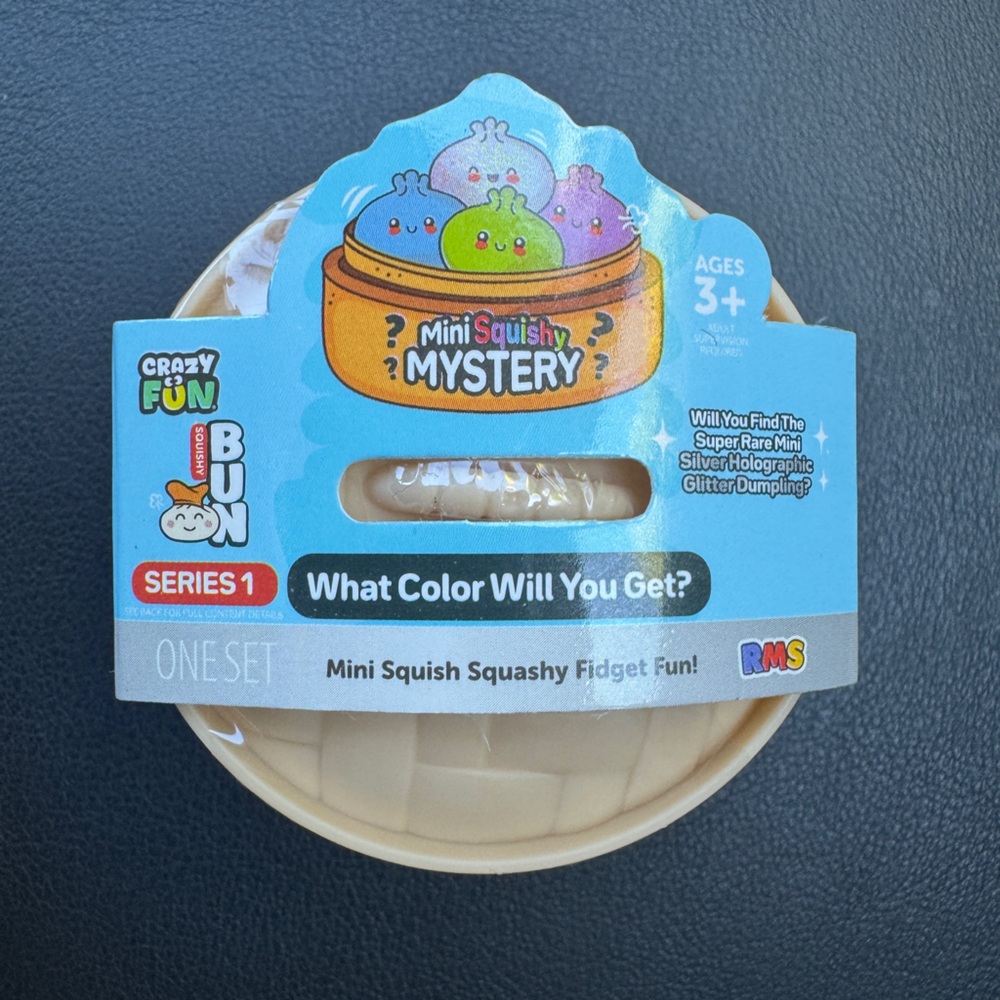Mini Squishy Bun Viral Mystery Dumpling Series 1 Sensory Fidget TikTok